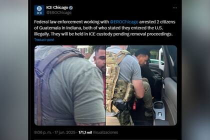 Agentes del ICE de Chicago detuvieron a dos guatemaltecos y esperan un proceso de deportación