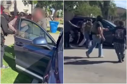 Agentes del ICE la bajaron del auto y la arrestaron en la puerta de su casa