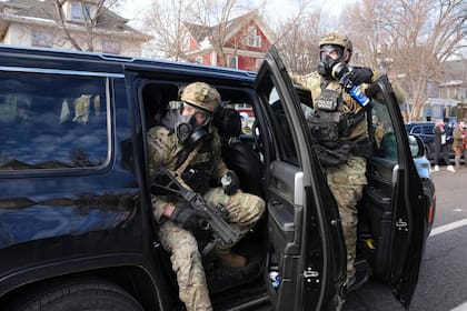 Agentes federales en Minneapolis (foto de archivo)