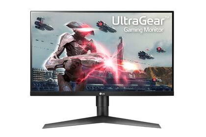 Ágil. El LG Ultra Gear es una pantalla de 27 pulgadas con una frecuencia de actualización de 144 Hz y un Motion Blur Reduction de 1 ms ($92.999).