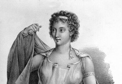 Agnódice, griega del IV a.C. que tuvo que apelar al disfraz de varón para estudiar medicina