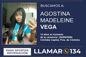 Intensifican en Córdoba la búsqueda de Agostina Vega, la adolescente de 14 años desaparecida desde el sábado