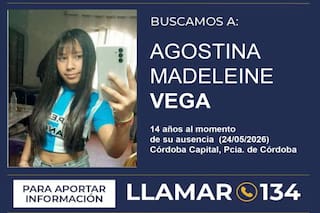 “Según las pruebas recogidas Agostina estaría viva y en Córdoba”, afirmó el abogado de la madre
