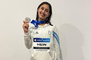 Agostina Hein y otra impactante actuación en el Mundial Juvenil: subcampeona en los 800 libre