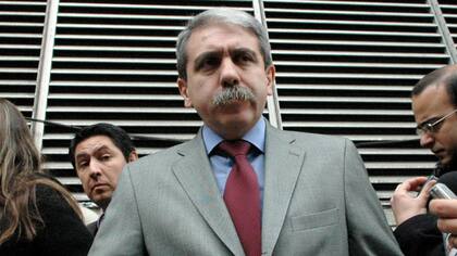 Agosto de 2008: Aníbal Fernández era entonces el ministro de Justicia