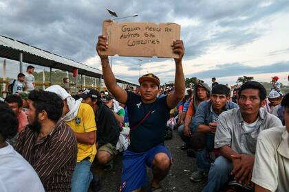 Agradecimiento de los migrantes a México