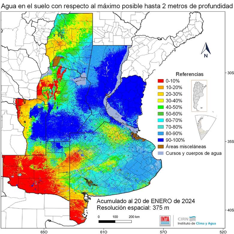 Crece la preocupación en el oeste bonaerense por la falta lluvias y el aumento de temperaturas que empieza a afectar a los cultivos
