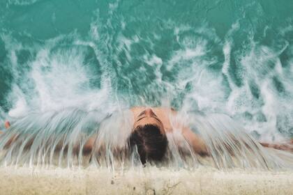 Aguas a 37°C en baños romanos con estilo antiguo en Saturnia, en la Toscana