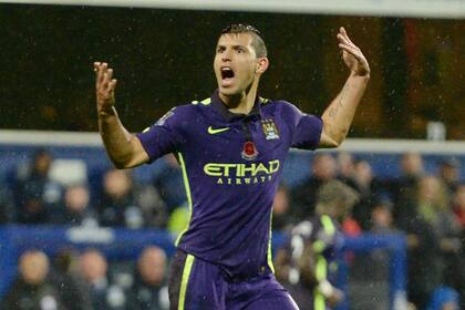 Aguero gritó dos veces pero el City empató