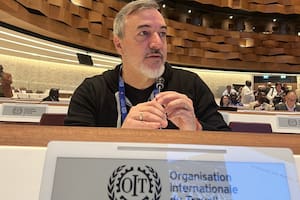 Aguiar denunció al Gobierno y a Milei ante el mundo en la OIT