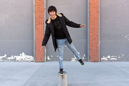 Agustín Monzón hace un par de años, cuando debutó como actor en la serie que repasa la vida de su abuelo