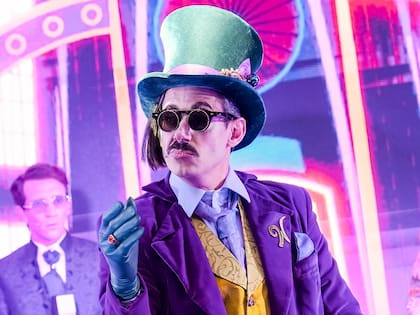 Agustín Aristarán, como Willy Wonka