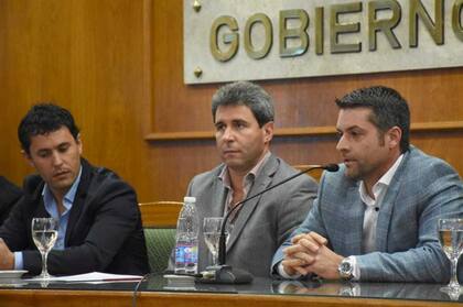 Agustin Calleri y autoridades de San Juan, presentan la nueva serie de Copa Davis