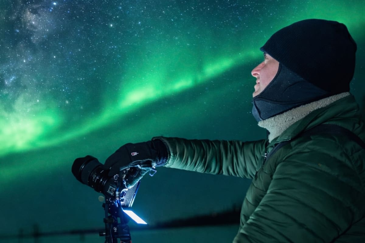 O fotógrafo argentino que vive a -25°C e sonha em mostrar à família de Messi a aurora boreal O fotógrafo argentino que vive a -25°C e sonha em mostrar à família de Messi a aurora boreal