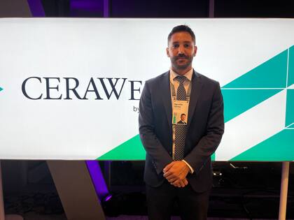 Agustín Geréz, presidente de la empresa estatal Enarsa, en la conferencia de energía CERAWeek by S&P