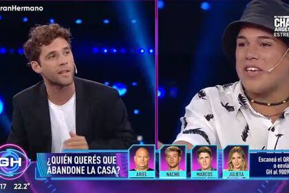 Agustín Guardis y Thiago Medina tuvieron un fuerte cruce en Gran Hermano