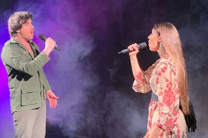 Agustín Iannone y Ángeles Díaz Colodrero, en un momento de Broadway de ayer y de hoy