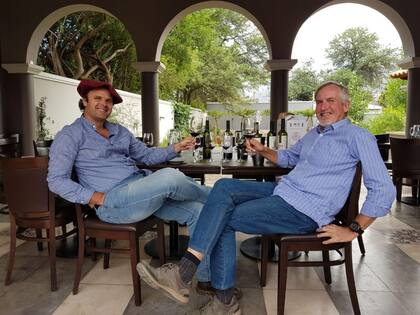 Agustín Lanús y David Galland en Bad Brothers.