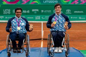 Parapanamericanos: Gusti Fernández y Ledesma ganaron el oro en tenis adaptado