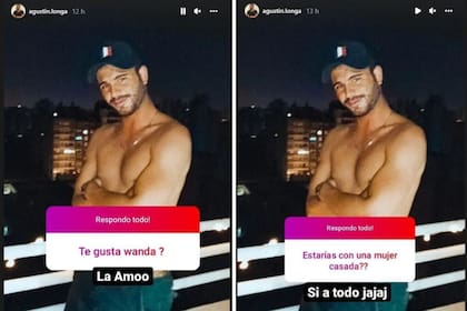 Agustín Longueira generó revuelo con sus historias de Instagram