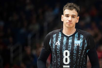 Agustín Loser es uno de los referentes de la selección argentina de vóleibol