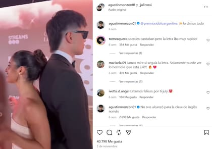 Agustín Monzón pidió el noviazgo formal frente a miles de asistentes tras finalizar su combate en el festival Párense de Manos 3