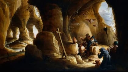 Agustín quedó impresionado con la historia de la vida de Antonio Abad (San Antonio del Desierto 251-356), un eremita que acabaría siendo conocido como el "padre de todos los monjes"