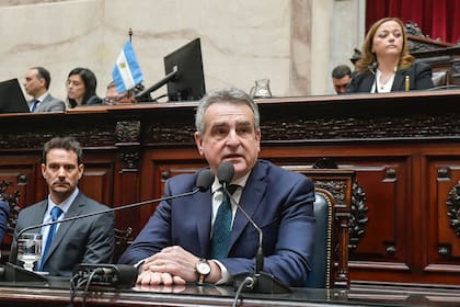 Agustín Rossi, jefe de Gabinete, en la Cámara de Diputados