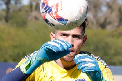 Agustin Rossi se afirma cada vez más en el arco azul y oro.
(Prensa Boca. Foto: Javier Garcia Martino - Photogamma)