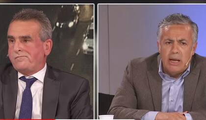 Agustín Rossi se cruzó con Alfredo Cornejo en TV