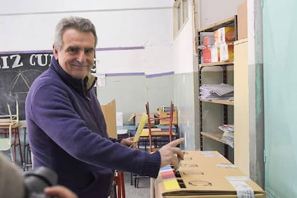Agustín Rossi votó en Rosario