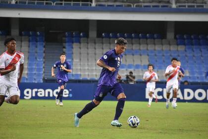 Agustín Ruberto, otra promesa de River y autor del segundo tanto en Guayaquil.