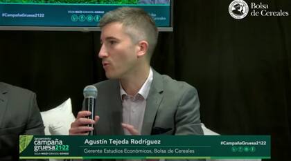 Agustín Tejeda Rodríguez, economista jefe de la Bolsa de Cereales porteña