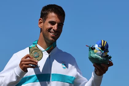 Agustín Vernice le dio dos medallas de oro y una de plata a la delegación argentina en Santiago 2023