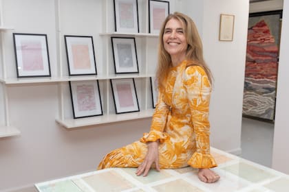 Agustina Braun, feliz con la convocatoria y el apoyo de los invitados a los artistas de la familia. En especial, a su hermano Martín