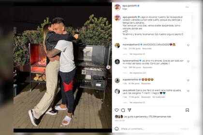 Agustina Gandolfo le dedicó unas emotivas palabras a Lautaro Martínez antes del Mundial (Foto: Instagram @agus.gandolfo)