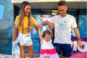Lautaro Martínez y Agustina Gandolfo anunciaron con una tierna foto que serán padres otra vez