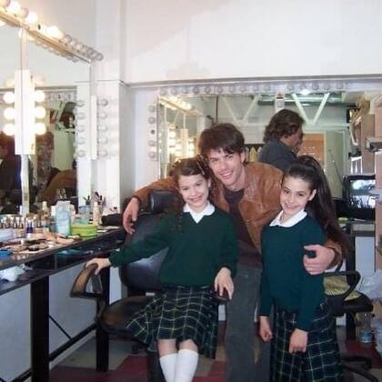 Agustina Palma (Izquierda) interpretó a la versión niña de Floricienta