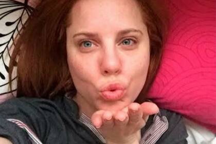 Agustina, sin maquillaje