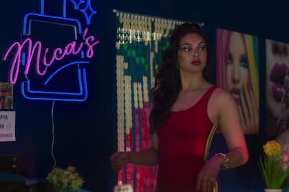 Agustina Tremari como Antonella, su personaje en Viudas negras, p*tas y chorras