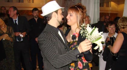 Agustina y Ariel se conocieron en el trabajo.