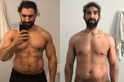 El antes y después del deportista Ahmad Ayyad