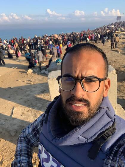 Ahmed Abu Aziz, en enero pasado