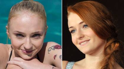 Ahora-antes, qué look te gusta más para Sophie Turner