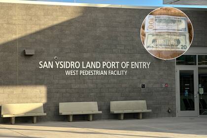 Ahora investigan el origen y el destino que tenían los fondos confiscados en el puerto de entrada de San Ysidro