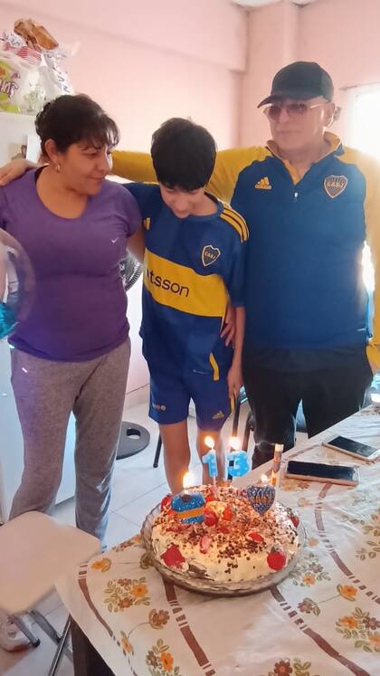 Ahora, la familia alquila un departamento a través de un programa de la ONG Hábitat