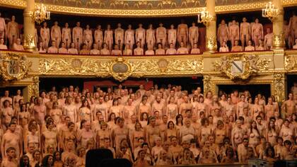 Ahora Tunick planea una performance desnuda contra Donald Trump