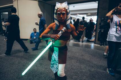 Ahsoka y su sable láser