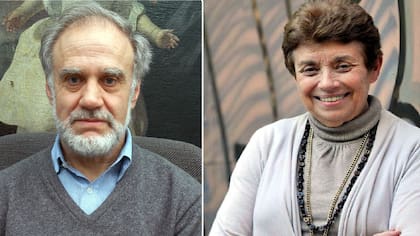 Aída Kemelmajer y Emilio Burucúa