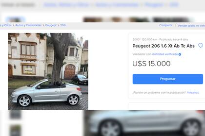 Aiel hizo un pícaro escrito para poder vender su auto (Captura)